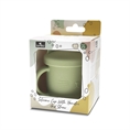 Bicchiere in Silicone con Manico e Cannuccia Fresh GREEN /confezione/